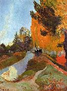 Paul Gauguin The Alyscamps at Arles oil painting